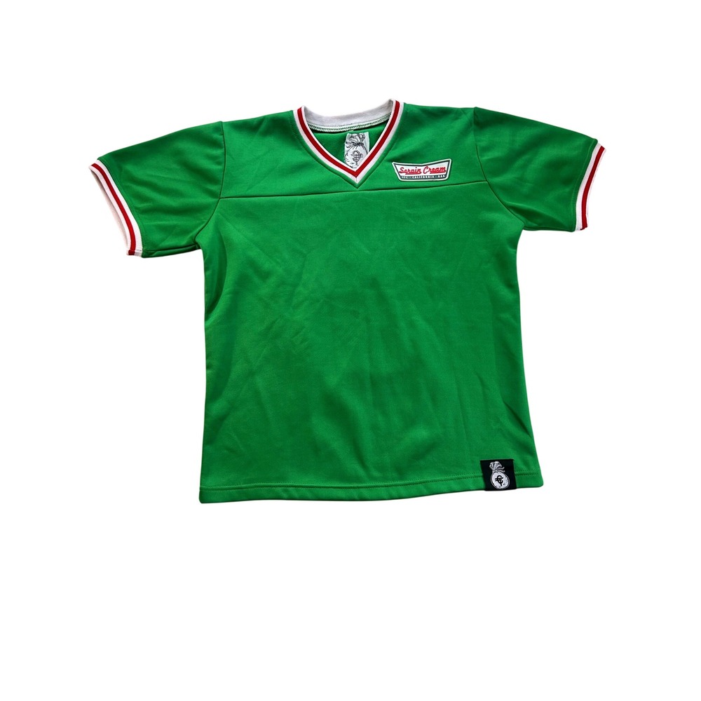 Servin Cream SFC California Oak Jersey Green V-Neck Number 36 Mens Large